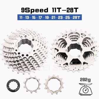 SHN cassette 9 sp. 11-28