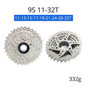 SHN cassette 9 sp. 11-32