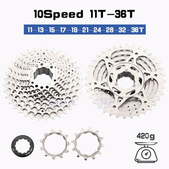 SHN cassette 10 sp. 11-36