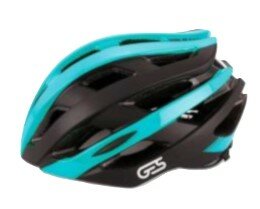 GES helm Icon-12 zwart-celeste M