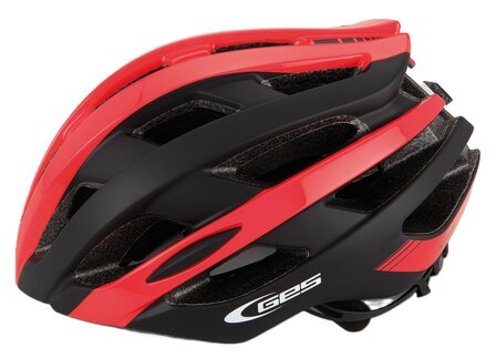 GES helm ICON-12 zwart-rood L
