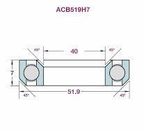 Lager ACB519H7