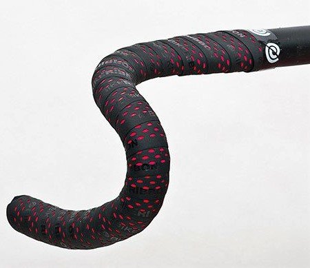 Openbaren galblaas partitie Bike Ribbon stuurlint Drops zwart-rood